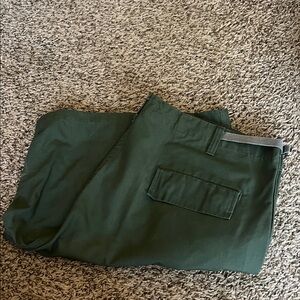 Men's Classic Green Cargo Pants